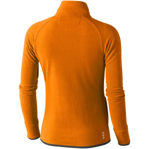 Brossard micro fleece full zip ladies jacket - Elevate Life Orange