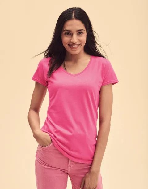  Ladies' Iconic 150 V Neck T - Fruit of the Loom