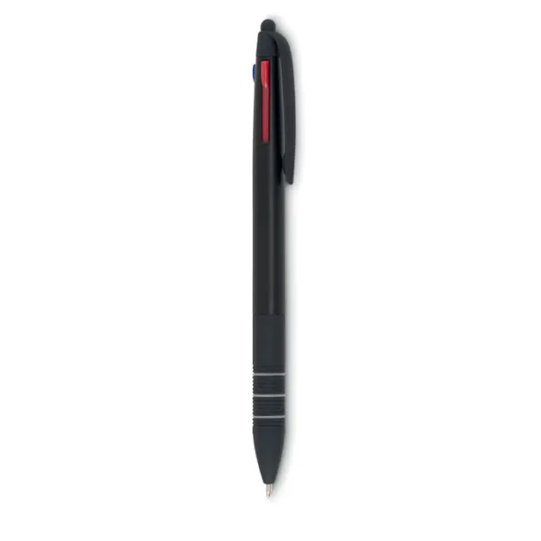 MULTIPEN 3 colour ink pen with stylus Black