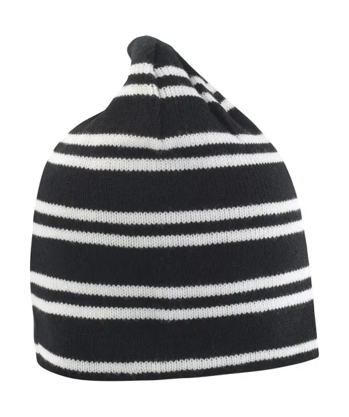  Team Reversible Beanie - Result Winter Essentials Black Bijela