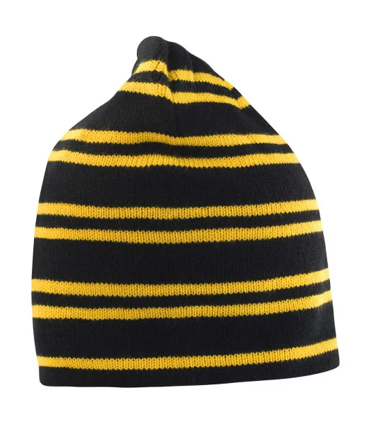  Team Reversible Beanie - Result Winter Essentials Black Gold