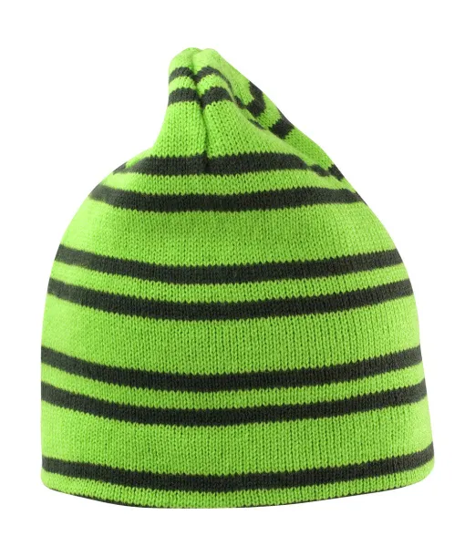  Dvostrana kapa - Result Winter Essentials Lime Siva