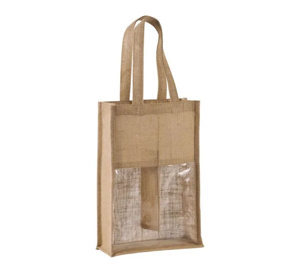  JUTE BOTTLE BAG - Kimood Natural