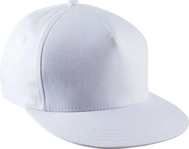  SNAPBACK CAP - 5 PANELS - K-UP White