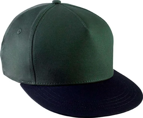  Snapback šilterica - 5 panela - K-UP Šumski zelena Crna