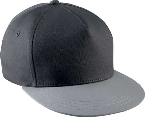  Snapback šilterica - 5 panela - K-UP Tamno siva Light Grey