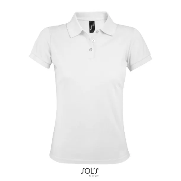 PRIME WOMEN PRIME Ženska polo majica - 200 g Bijela