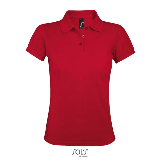 PRIME WOMEN PRIME WOMEN POLO 200gr Red