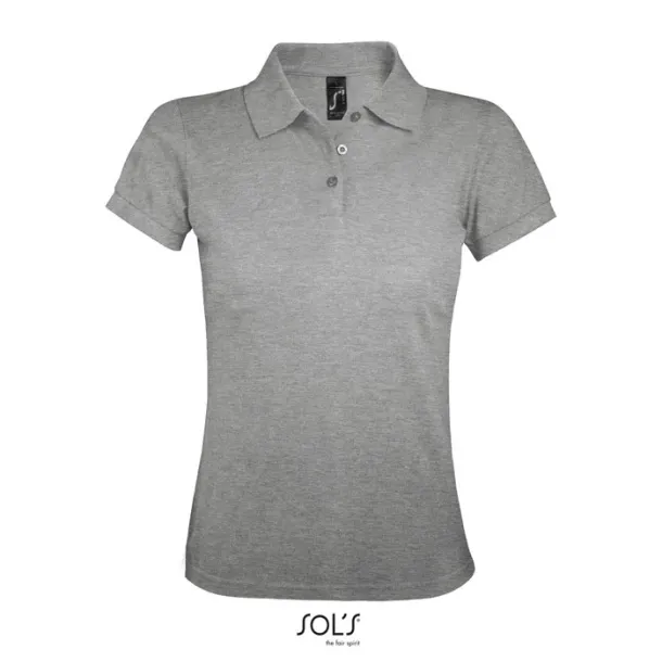 PRIME WOMEN PRIME WOMEN POLO 200gr Grey Melange