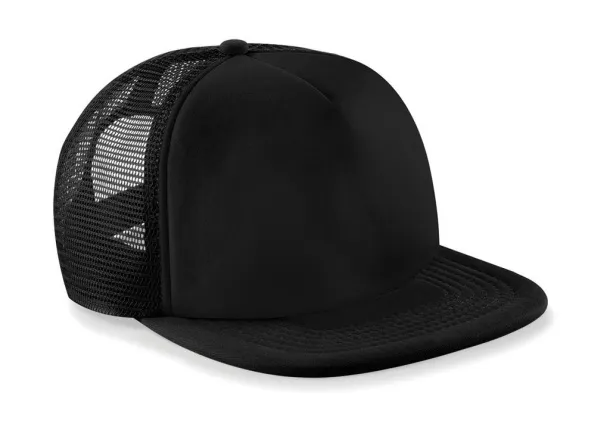  Vintage Snapback Trucker - Beechfield Black Black