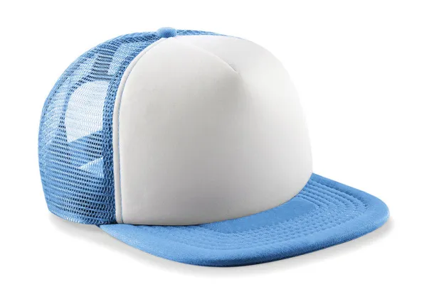  Vintage Snapback Trucker - Beechfield Sky blue Bijela