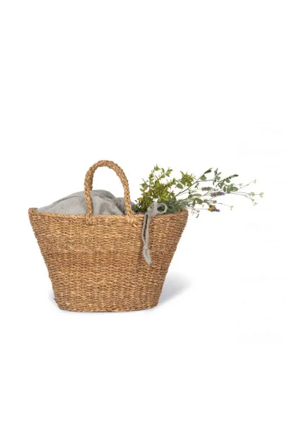  HAND-WOVEN BASKET - Kimood Seagrass