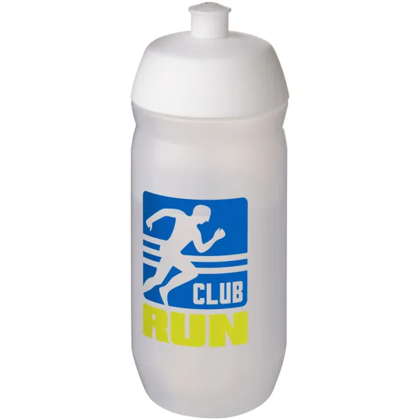 HydroFlex™ Clear 500 ml sport bottle White Frosted white