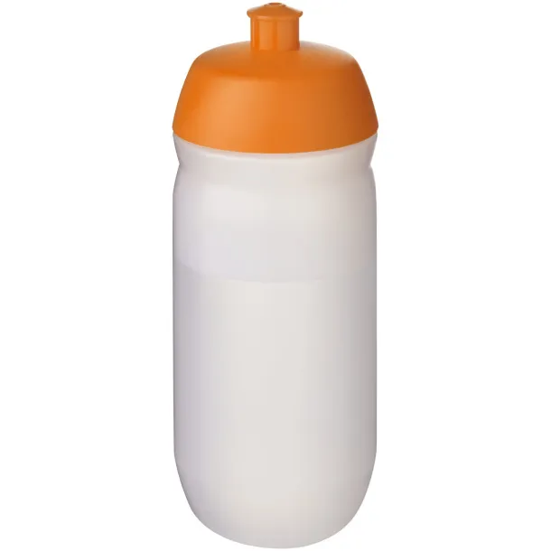 HydroFlex™ Clear 500 ml sport bottle Orange Frosted white