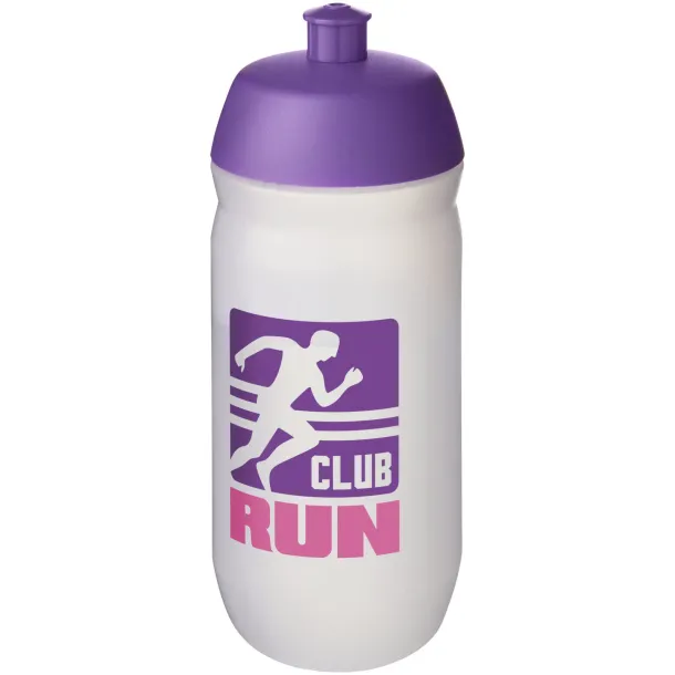 HydroFlex™ Clear 500 ml sport bottle Purple Frosted white