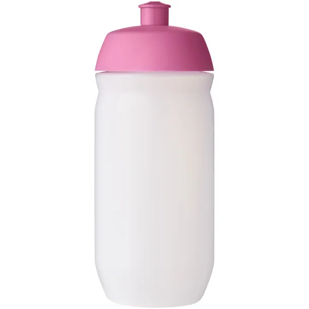 HydroFlex™ Clear 500 ml sport bottle Transparent pink Frosted white