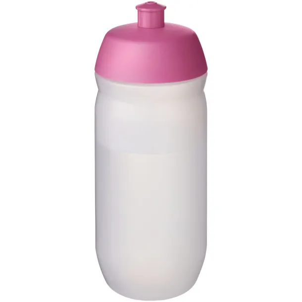 HydroFlex™ Clear 500 ml sport bottle Transparent pink Frosted white