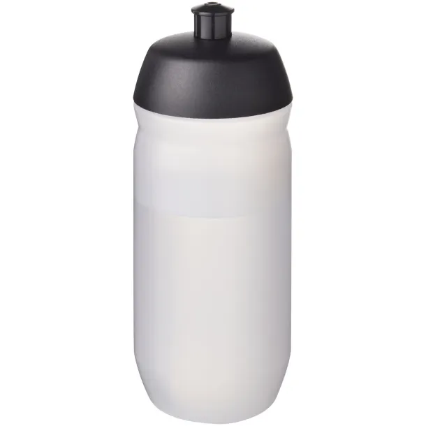 HydroFlex™ Clear 500 ml sport bottle Solid black Frosted white