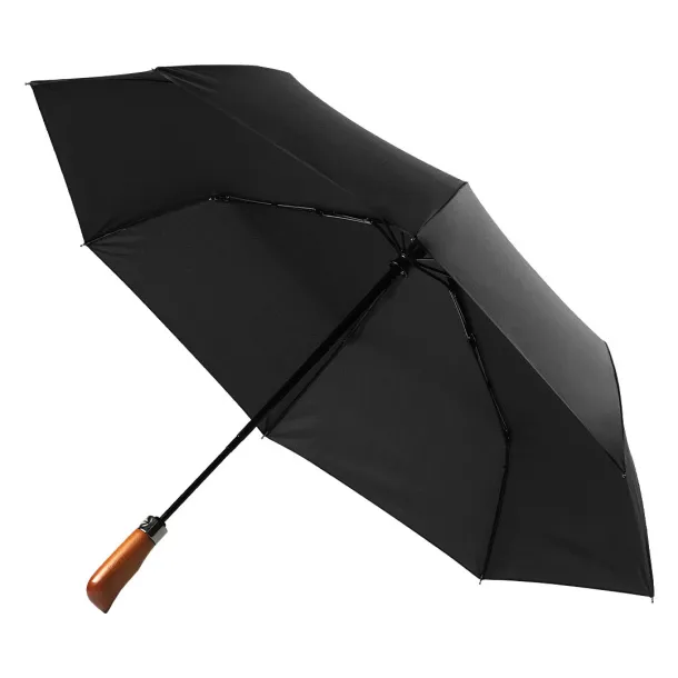 FRANKLIN Foldable automatic umbrella - CASTELLI Black