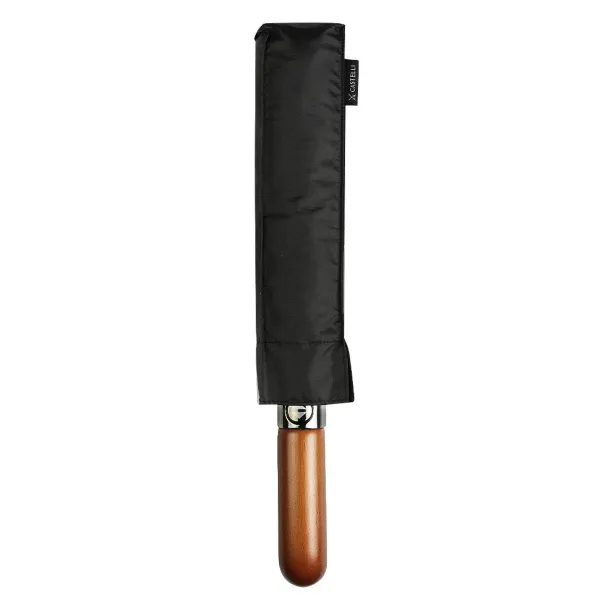 FRANKLIN Foldable automatic umbrella - CASTELLI Black