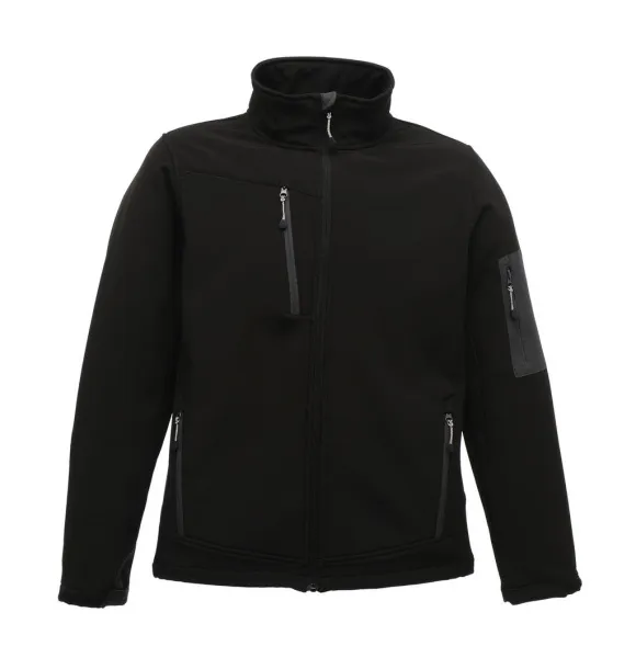  Arcola 3-Layer Softshell - Regatta Professional Black Seal Grey