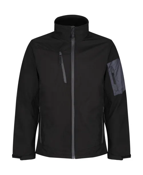  Arcola 3-Layer Softshell - Regatta Professional Black Seal Grey