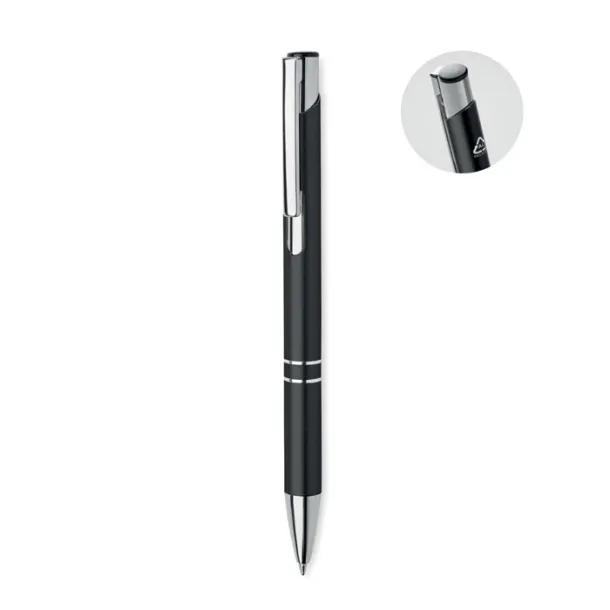 DONA Recycled aluminium ball pen Black