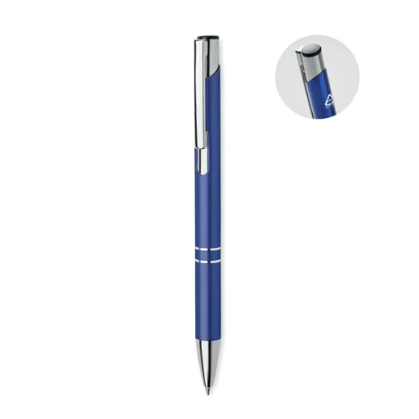 DONA Recycled aluminium ball pen Royal blue