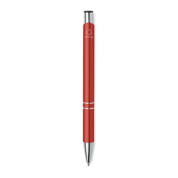 DONA Recycled aluminium ball pen Red