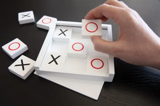  FSC® Deluxe Tic Tac Toe game - XD Collection White 