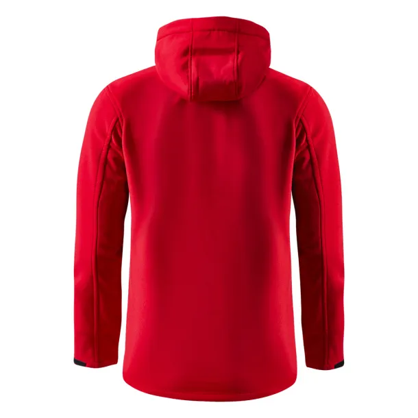 PROTECT MEN softshell hooded jacket - EXPLODE Red