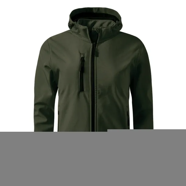 PROTECT MEN softshell hooded jacket - EXPLODE Olive green