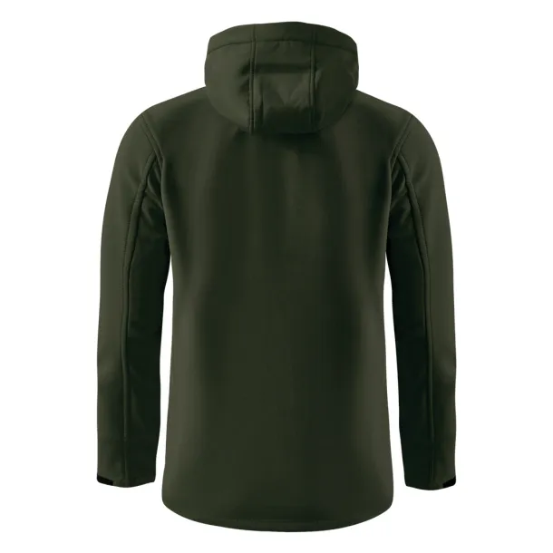 PROTECT MEN softshell hooded jacket - EXPLODE Olive green