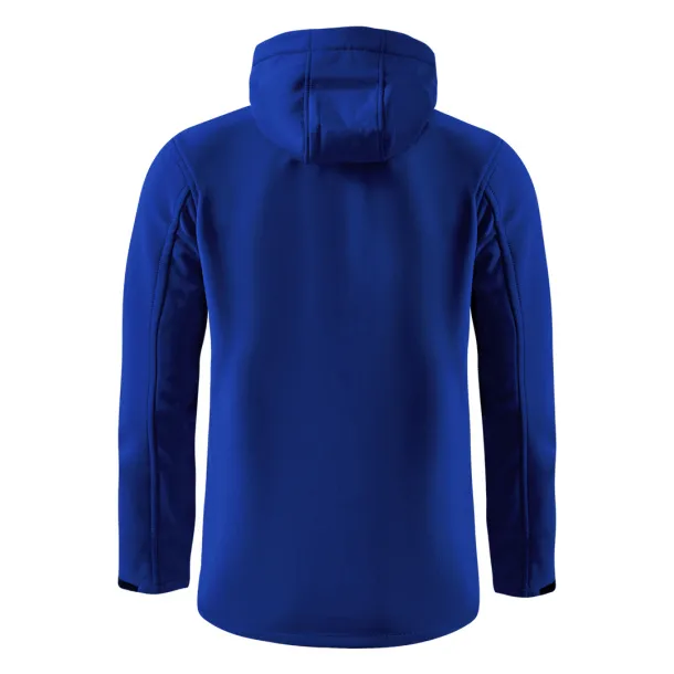 PROTECT MEN softshell hooded jacket - EXPLODE Royal blue