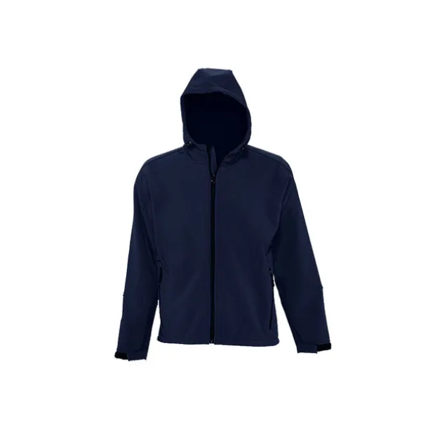 PROTECT MEN softshell hooded jacket - EXPLODE Blue