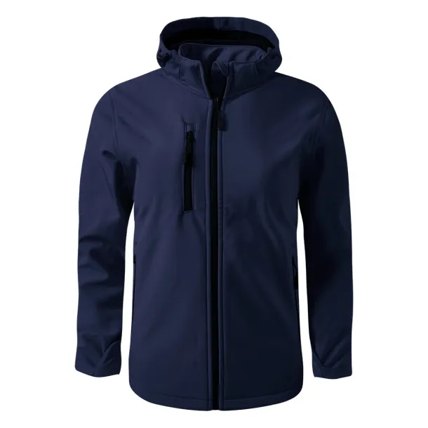 PROTECT MEN softshell hooded jacket - EXPLODE Blue