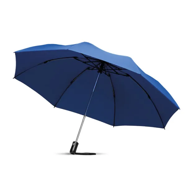 DUNDEE FOLDABLE Foldable reversible umbrella Royal blue