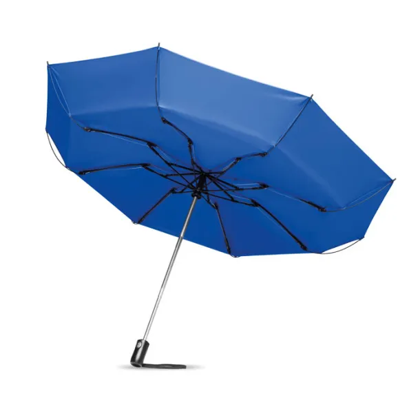 DUNDEE FOLDABLE Foldable reversible umbrella Royal blue