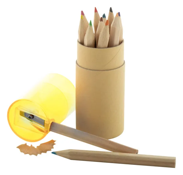 Gallery 12 pencil set Yellow Natural