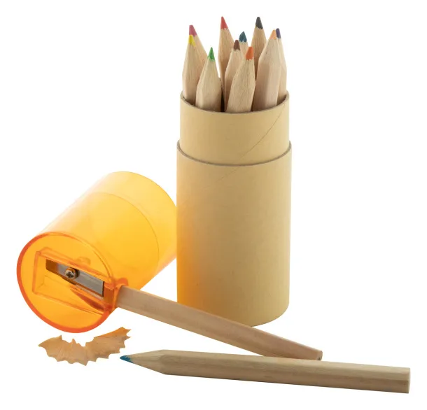 Gallery 12 pencil set Orange Natural