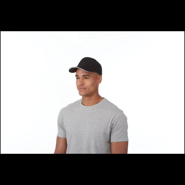 Ceto 5 panel sandwich cap - Elevate Essentials Crna