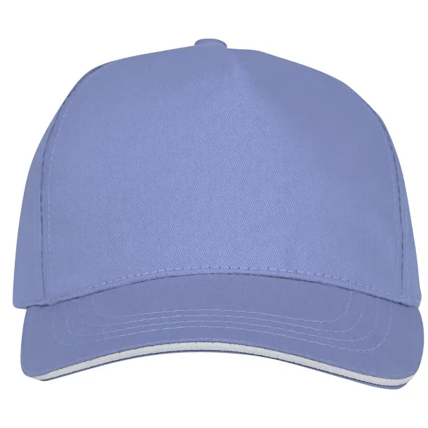 Ceto 5 panel sandwich cap - Elevate Essentials Light blue