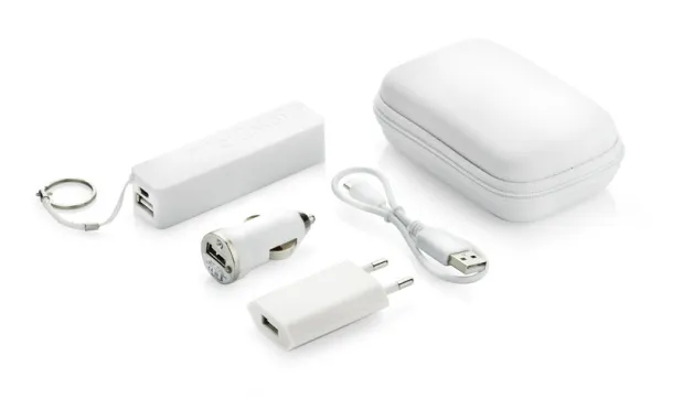POWER UP putni set, 2 000 mAh Bijela