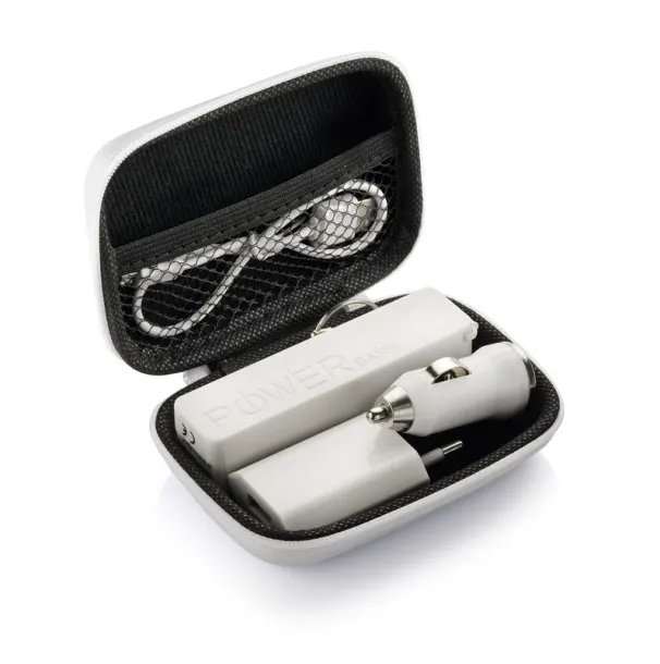 POWER UP putni set, 2 000 mAh Bijela