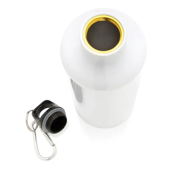  XL aluminijska boca za vodu s karabinerom - XD Collection Bijela Crna