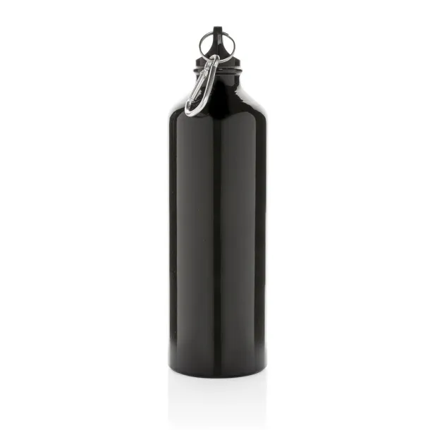  XL aluminijska boca za vodu s karabinerom - XD Collection Crna Crna