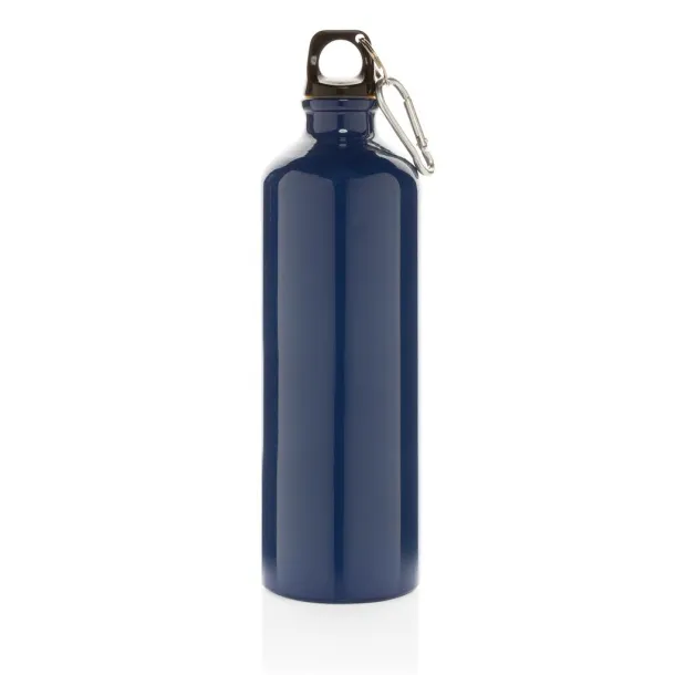  XL aluminijska boca za vodu s karabinerom - XD Collection Plava Crna