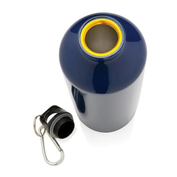  XL aluminijska boca za vodu s karabinerom - XD Collection Plava Crna