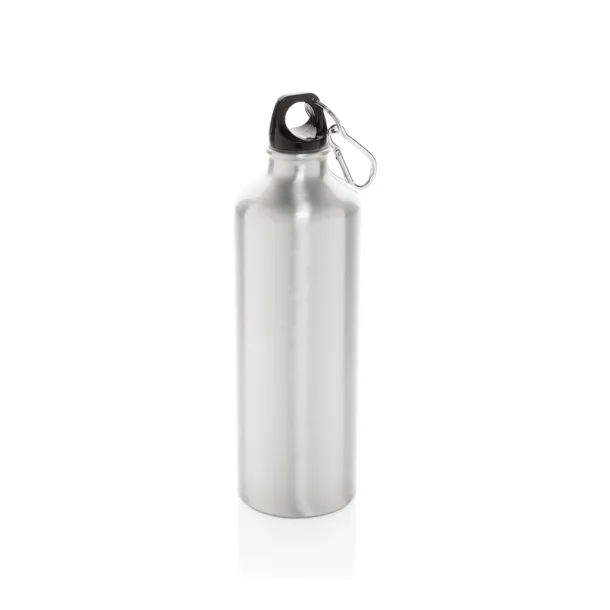  XL aluminijska boca za vodu s karabinerom - XD Collection Srebrna Crna
