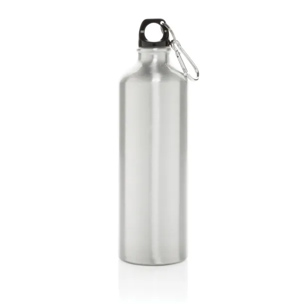  XL aluminijska boca za vodu s karabinerom - XD Collection Srebrna Crna